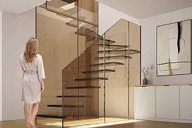 Tinted brown glass